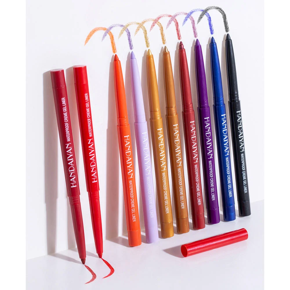 

20 Colors Cat Eye Makeup Waterproof Neon Colorful Liquid Eyeliner Pen Make Up Comestics Long-lasting Black Eye Liner Pencil