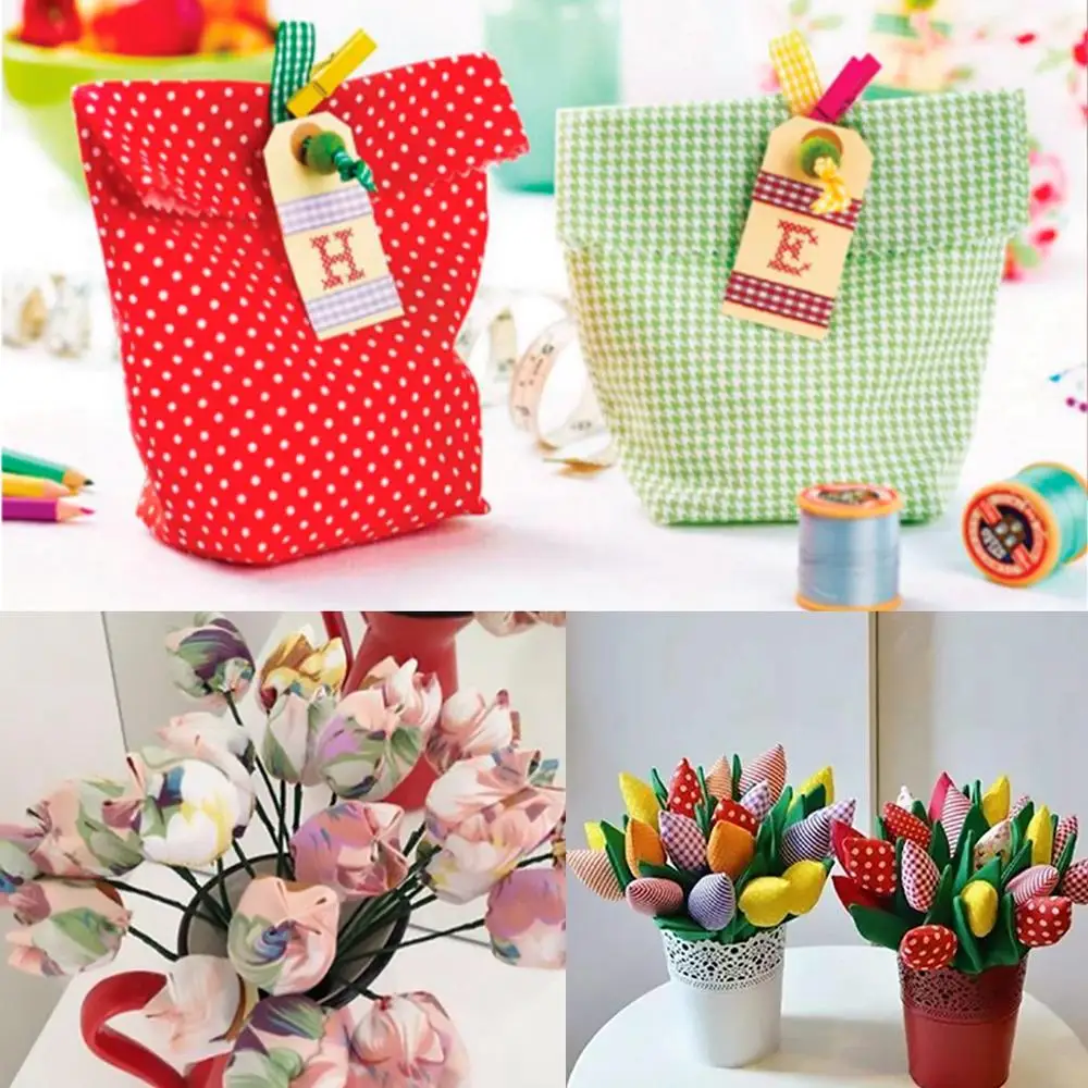 

50cmX50cm Printed Cotton Fabric Scrapbooking Cloth DIY Handmade Patchwork Material for Needlework Sewing Accessory Bundle Sewing