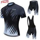 2021 Teleyi Комплект футболок для велоспорта летняя одежда для горного велосипеда одежда для мужчин командная велосипедная одежда #21