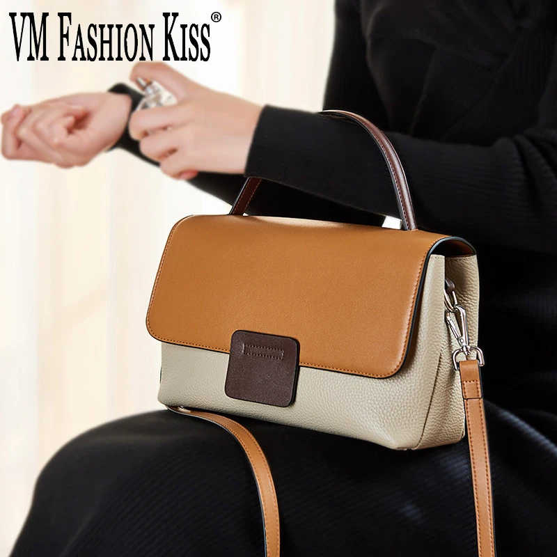 VM FASHION KISS новая портативная женская сумка из мягкой кожи роскошные сумки женские