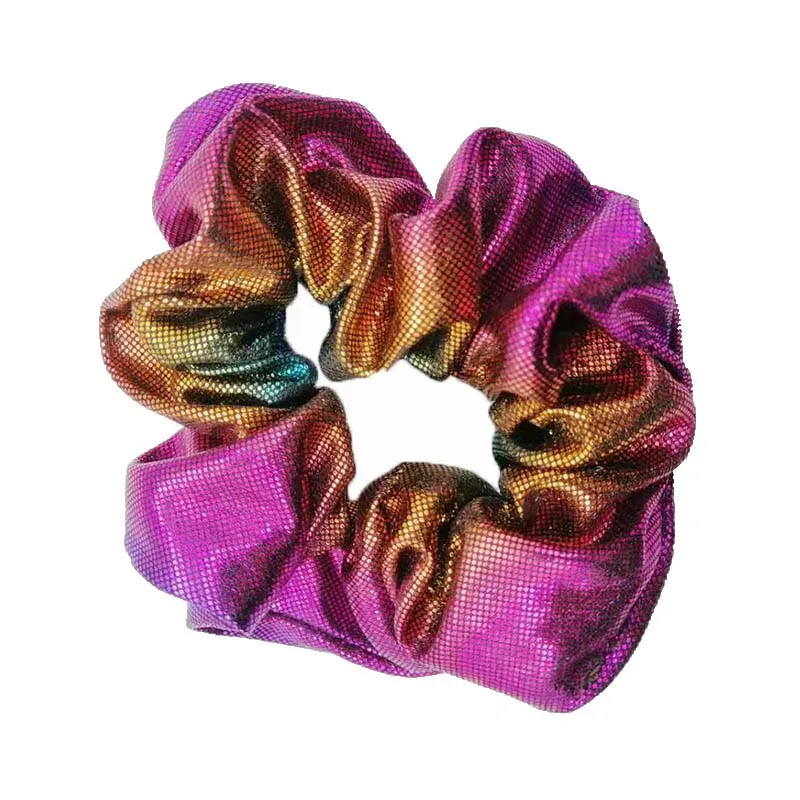 

Scrunchies Hair Accessories Elastic Hair Bands Ponytail Holder Ties Rope Solid Satin Velvet Chiffon Women Girls 1pcs/pack Print