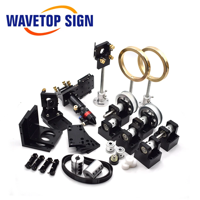 

WaveTopSign CO2 Laser Metal Parts Transmission Laser head Set Mechanical Components for Co2 Laser Cutting and Engraving Machine