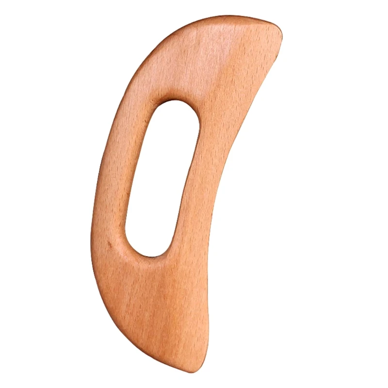

Wooden Gua Sha Massage Tool Handheld Anti-Cellulite Scraping Board Therapy Stick Lymphatic Drainage Massager Scraper