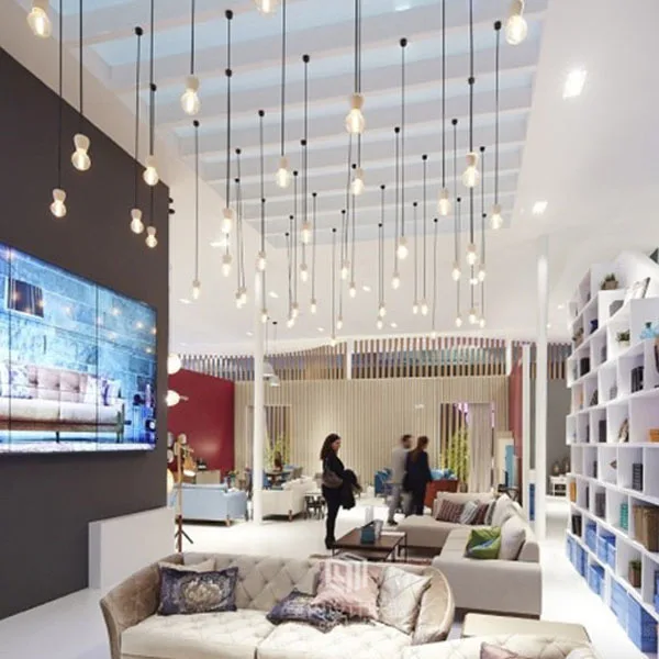 Современная Потолочная люстра уютная Минималистичная изогнутая деревянная