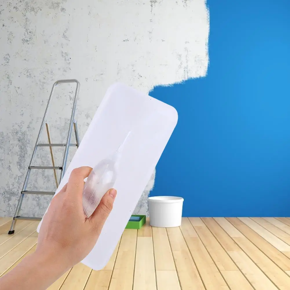 Прозрачные пластиковые штукатурки шпатель с удобной ручкой шпатель нож DIY ручные инструменты строительные вспомогательные инструменты