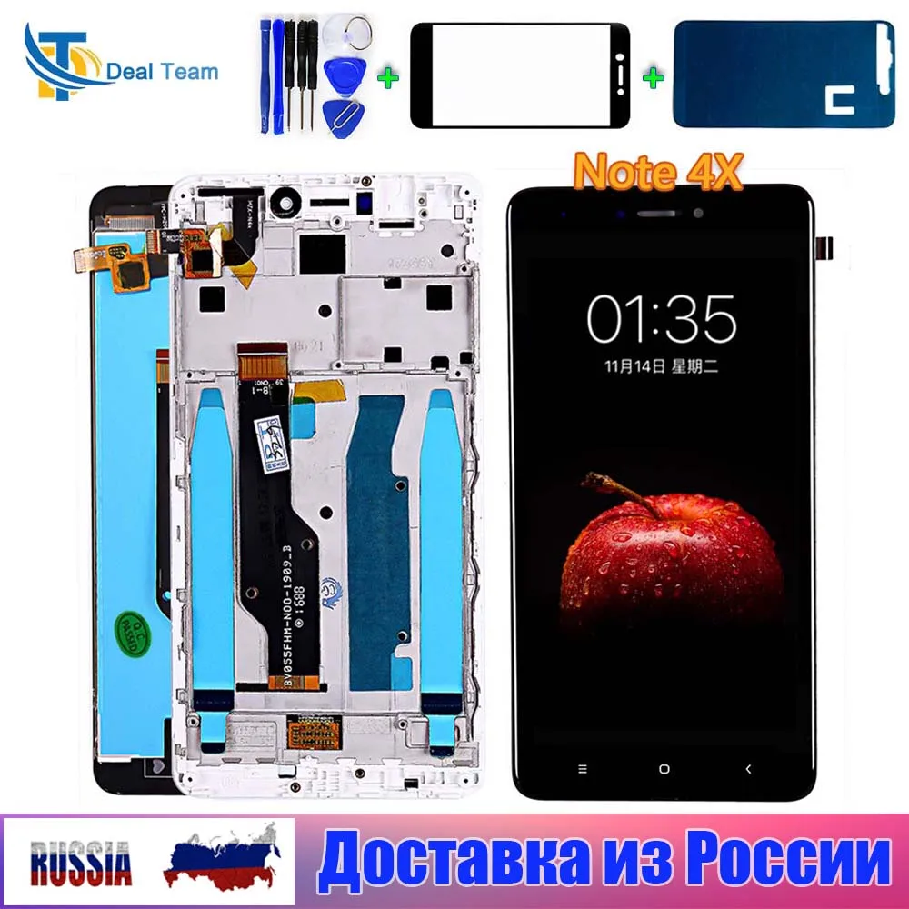 10 дюймовый мультисенсорный ЖК дисплей для Xiaomi Redmi Note 4X / 4 Global (Процессор: Snapdragon 625)
