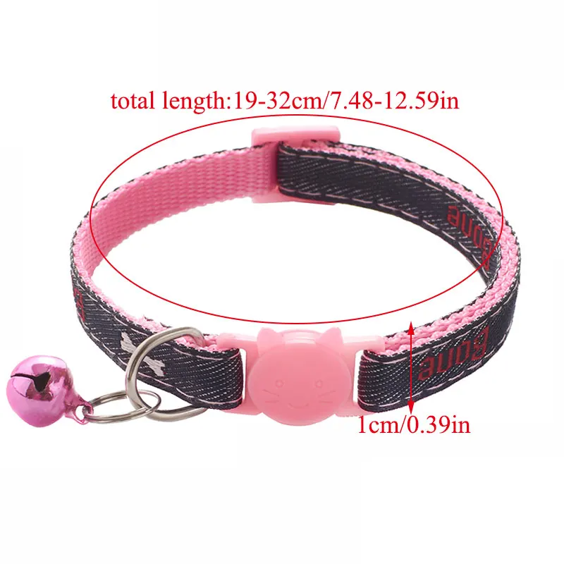 

Dog Safety Neck Ring Adjustable Pet Neck Strap Cute Pet Supplies Cowboy Boneprints Adjustable Necklace Polyester Puppy Collars