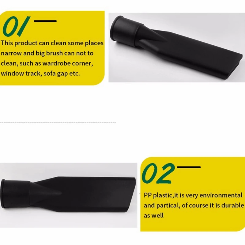 

2 Pcs 44Mm Diameter Universal Vacuum Cleaner Suction Head For 50Liters/60Liters Etc Industrial Vacuum Cleaner