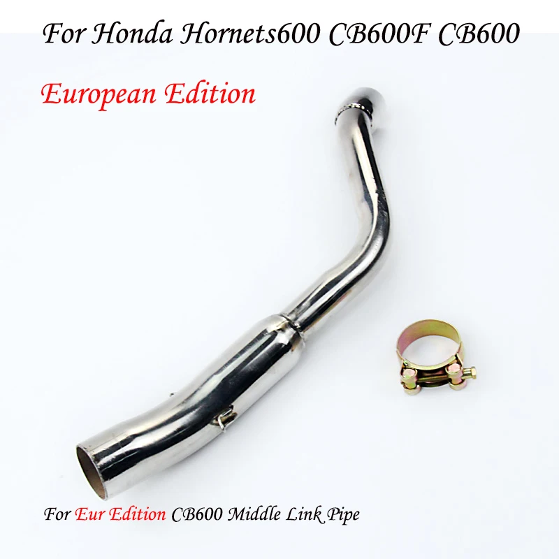 

Slip On Modified Motorcycle Exhaust Muffler Escape Pipe Middle Link Pipe For CB600 CB600F Hornet 600 Without Exhaust