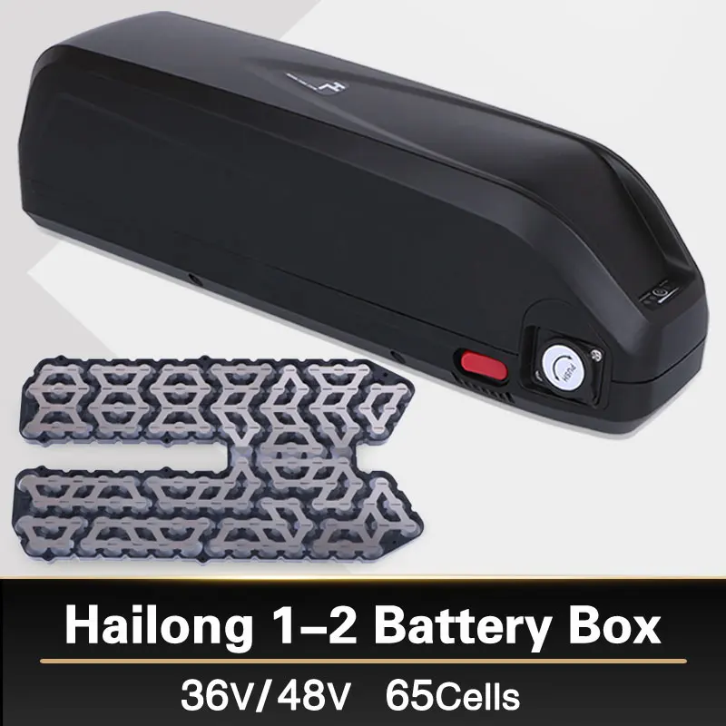 

SSE-077 HaiLong 1-2 Down Tube downtube E-bike Electric bike battery box case with USB 5V output with 10S 6P 13S 5P Nickle strips