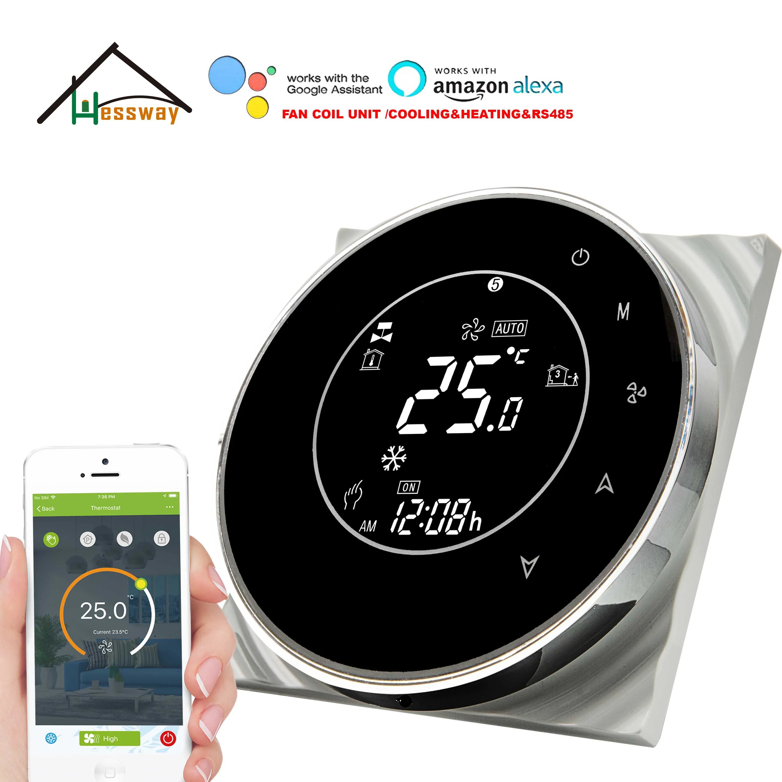 Термостат HESSWAY 4p и 2p RS485 с поддержкой Wi Fi|Приборы для измерения температуры| |