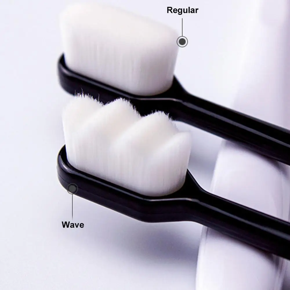 Ультра тонкого мягкого волос Экологичные Зубная щётка Портативный зубная щетка