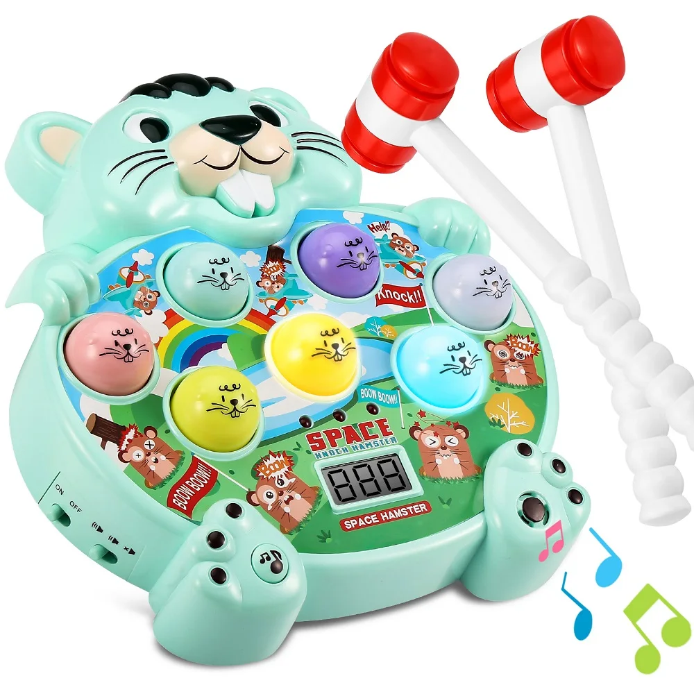 

Whac A Mole Game for Baby Interactive Pounding ToyInteractive Fun Toy with Light and Sound Baby Interactive Fun Toy