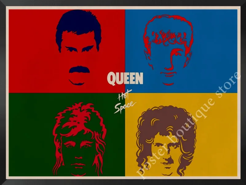 Queen Band музыкальный плакат на крафт-бумаге Фредди Меркьюри, Brian мая винтажная Высококачественная декоративная роспись стены стикер - Цвет: 27
