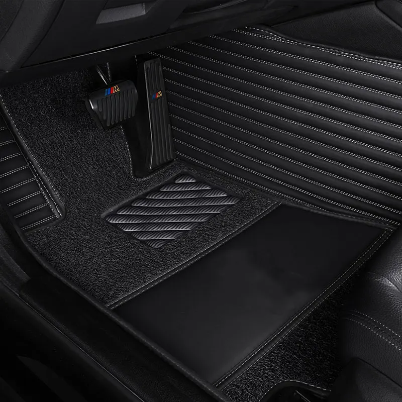 

Car floor mats PU-leathe for Audi LOGO A1 A3 A4 A6LA7 A8 AVANT S3 S5 S6 S7 S8 R8 RS5 RS6 RS7 TT TTS Q3 Q5 Q7 Carpet floor liner