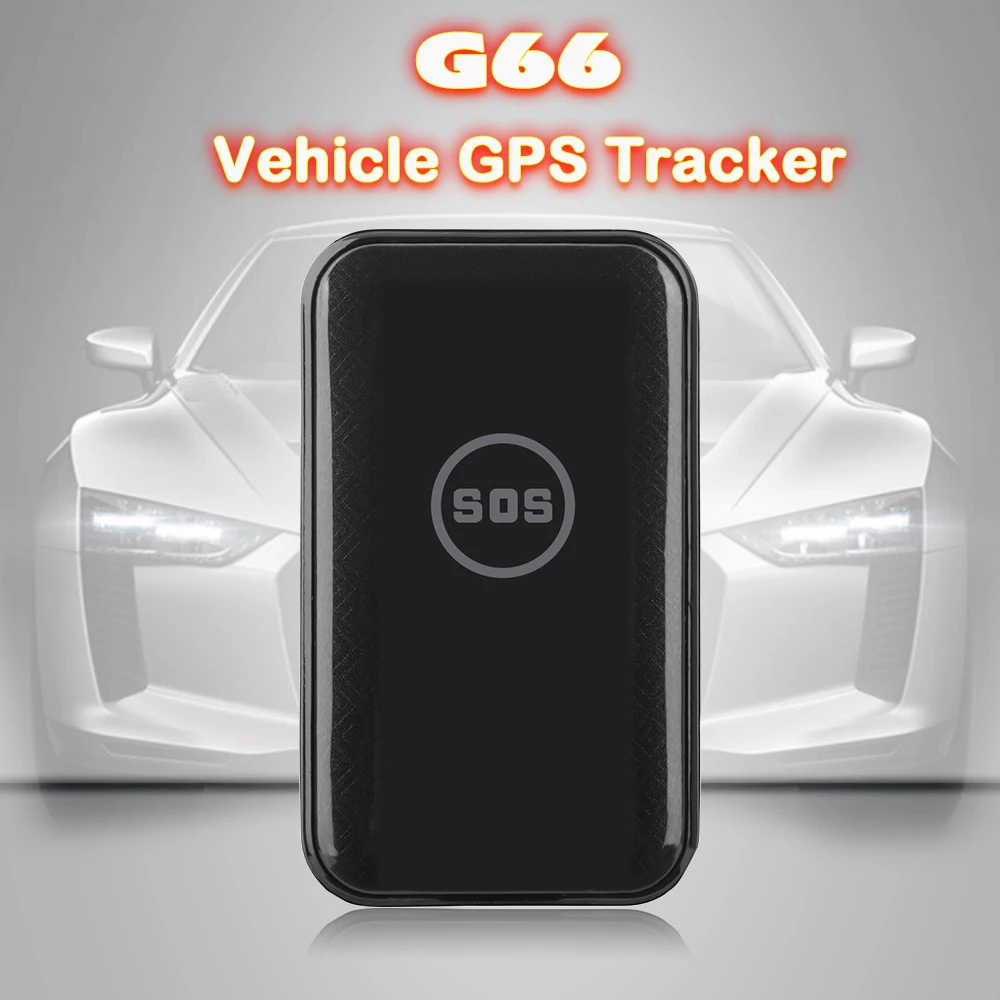 Многофункциональный Сильный магнитный GPS трекер G66 для автомобиля с историей