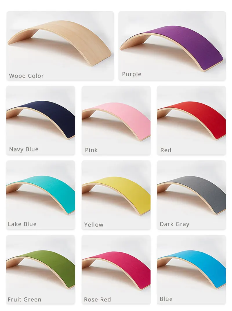 Детская деревянная доска для балансировки детская йога игры балансировочная