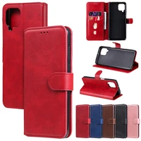 wallet case for oppo a55 a53 a53s a33 a32 a93 a52 a72 a73 realme c20 reno 3 magnetic cover with card slots tpu interior case