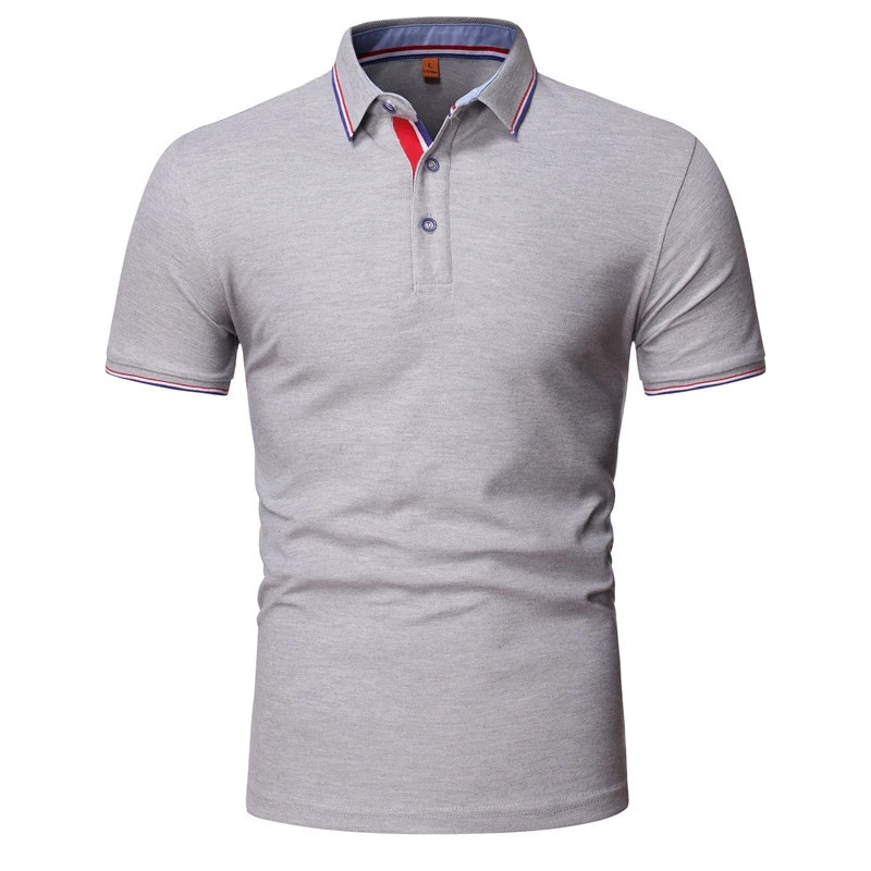

Summer short sleeve polo shirt casual T-shirt men's short sleeve blank Lapel tooling culture advertising shirt