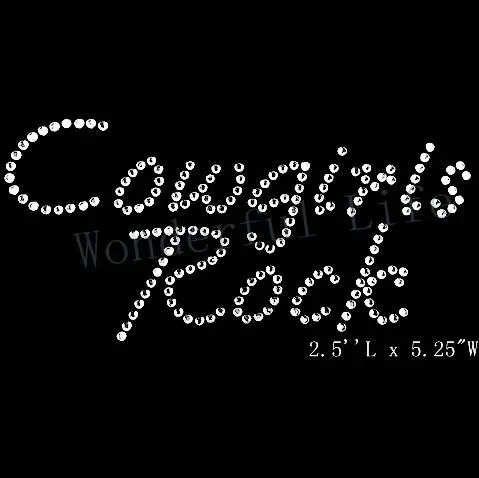 Бесплатная доставка 6 шт./лот стразы горячей фиксации переводной дизайн Корова