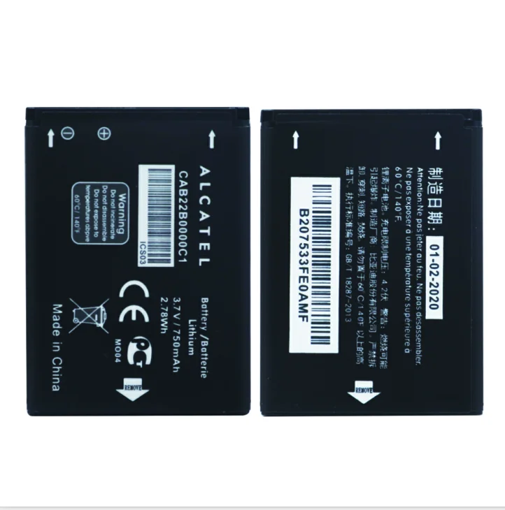 2 шт. CAB0400000C1 Батарея для ALCATEL One Touch POP 103 103A 105 105A OT 2012D CAB3010010C1 CAB30M0000C1 CAB2170000C1