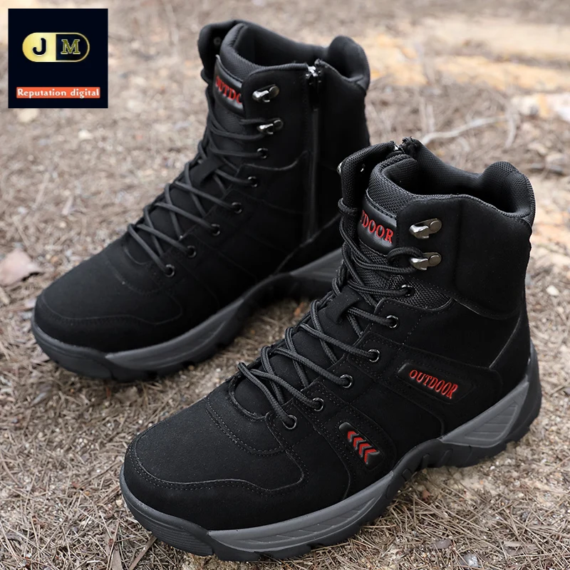 

New combat boots men's lightweight breathable spring and autumn outdoor tactical boots high boots and winter Martin boots