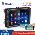Hikity 8G 128G AI Voice 2 Din Android Canbus радио 4G раздельный экран авто радио для VW Volkswagen Golf Polo Tiguan Passat Skoda