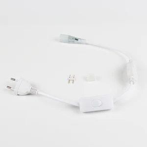 220v EU вилка Светодиодная лента освещение аксессуары источник питания с переключателем