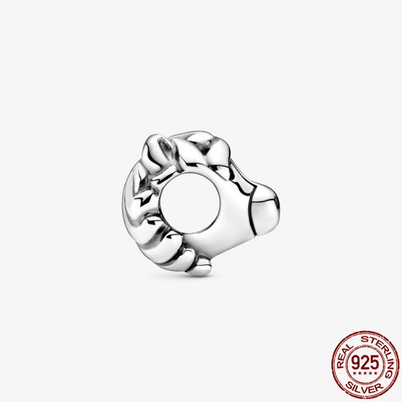 

100% 925 Sterling Silver Cute Horse charms Beads Fit Bracelet Original DIY Fine Jewellery For Women Gift
