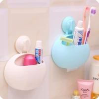 plastic toothbrush holder toothbrush storage rack shaver powerful suction cup toothbrush holder cover device rack