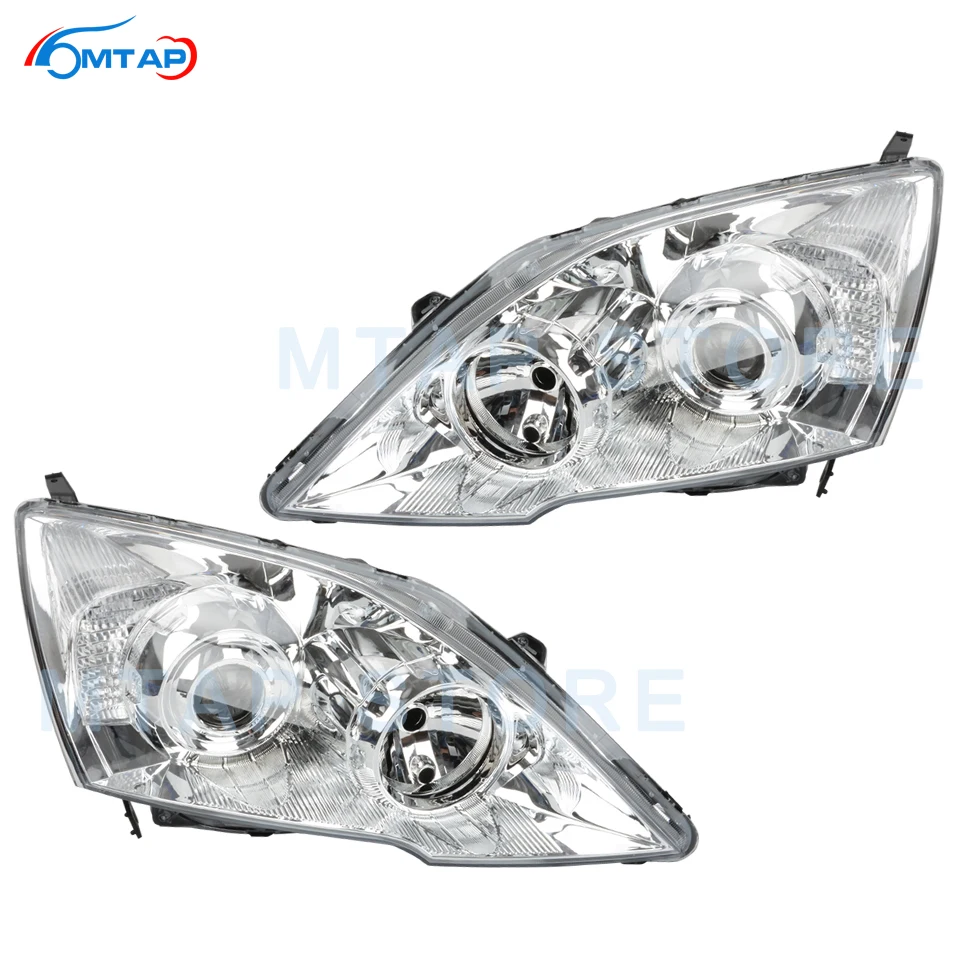 MTAP головной светильник в сборе галогенная лампа для Honda CRV 2007 2008 2009 2010 2011 RE бампер