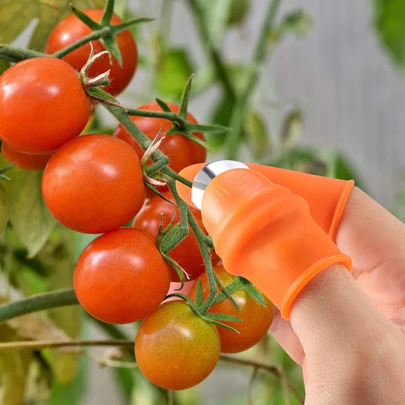 

18Pack Silicone Thumb Knife Separator Finger Knife Plant Knife Plant Gardening Tools for Trimming Fruit Vegetables