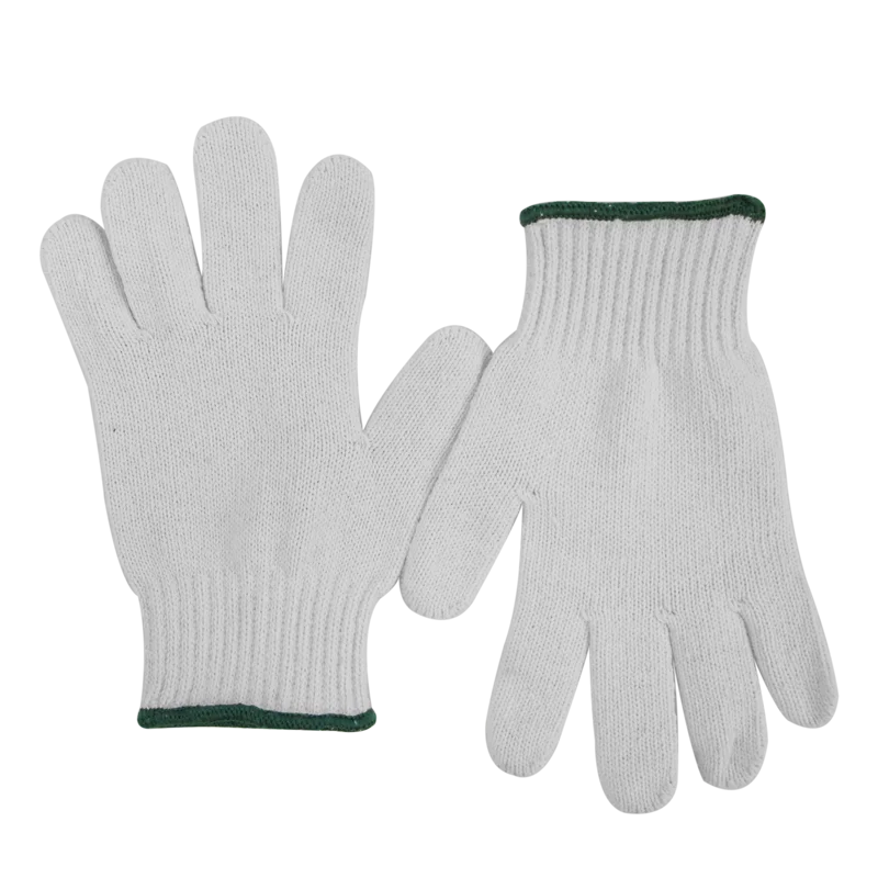 Фабричные дешевые оригинальные вязаные строительные перчатки из натурального