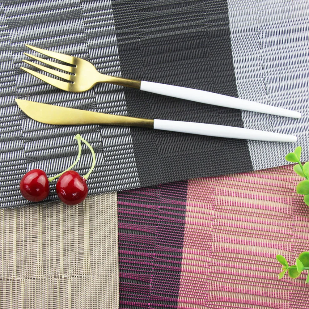 Новинка 2019 модные подставки для обеденного стола из ПВХ коврики дисков чашек