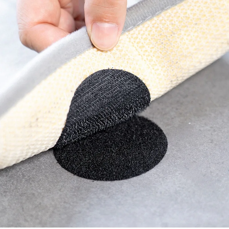 5 пар/лот сильный самоклеющиеся крюк и петля нейлона стикеры липучками клейкая