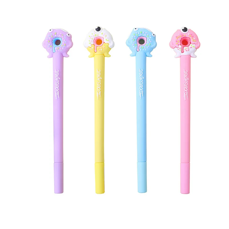 1 шт. кавайные гелевые ручки изображение монстра Пончика черные чернила для