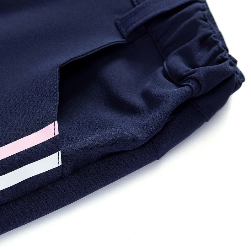 TTYGJ Spring and Summer Children's Golf Clothing Stretch Elastic Middle and Older Girls Casual Pants