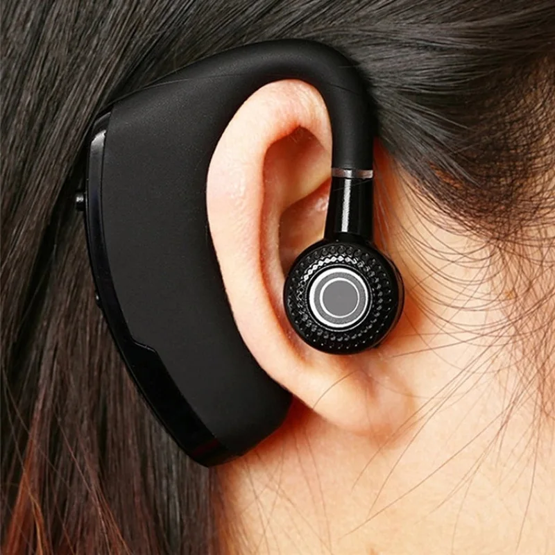 V9 Бизнес Bluetooth гарнитура хенд фри Беспроводной наушники беспроводные Шум