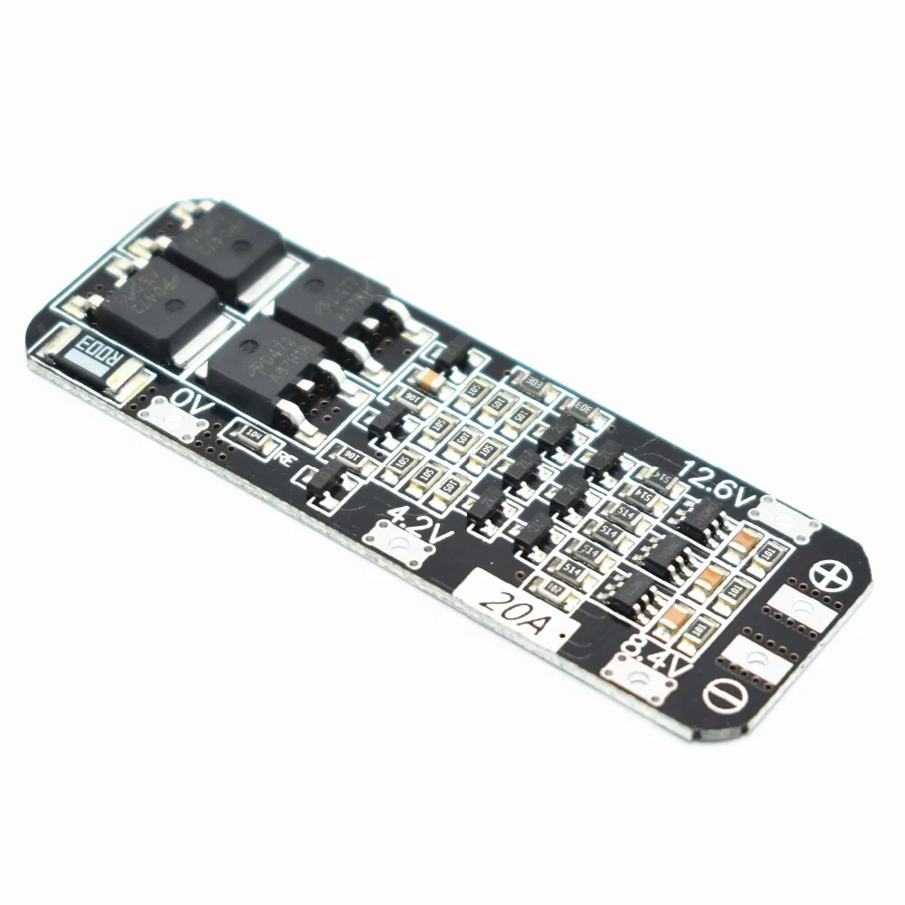 1 шт. 3S 20A литий ионный аккумулятор 18650 зарядное устройство PCB плата защиты BMS 12 6 V Cell