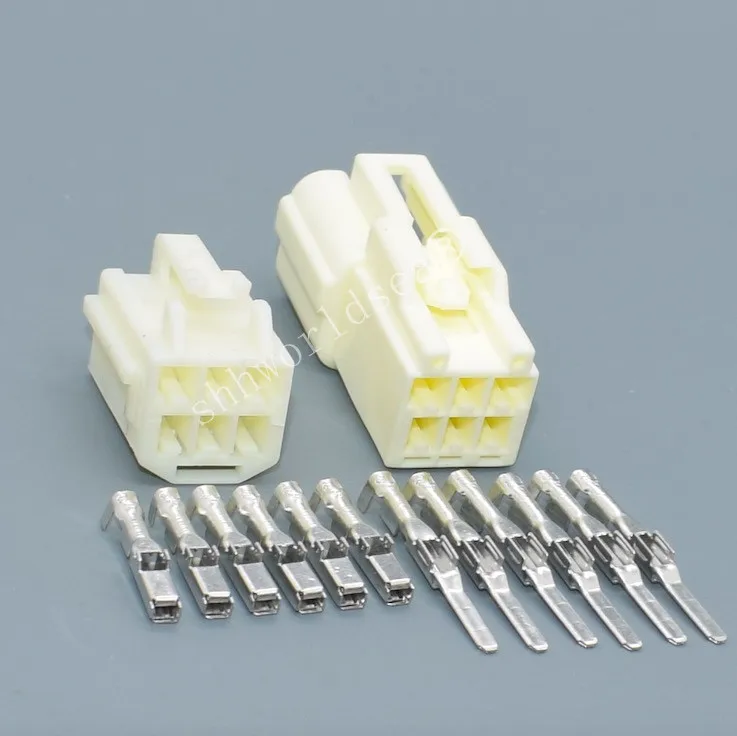 

Shhworldsea 6 Pin 2.2mm 7282-1068 7283-1068 Female Male Fuel Injector Plug Automotive Connector