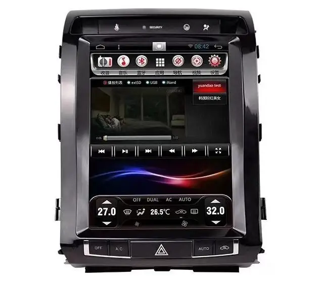 Ips 2 грамма 12,1 дюймов Android 6,01 автомобильный аудио для Toyota Land Cruiser 200 Landcruiser головное устройство стерео видео gps Navi монитор медиа