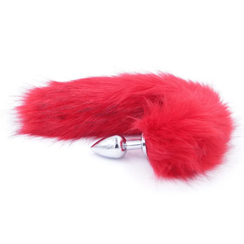 Fox Tail Anal Plug In Adult Games Stainless steel Bead Butt Stimulator Sex Products Flirt Toys For Women | Красота и здоровье