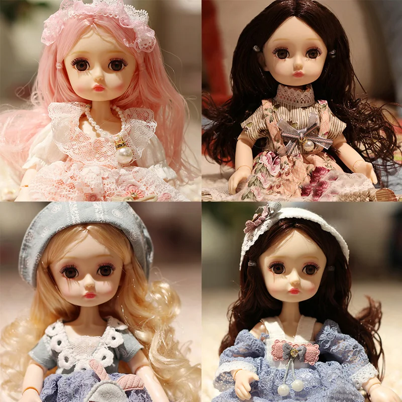 Шарнирная кукла 1/6 шарнирные куклы с одеждой обувью париком волосами макияжем