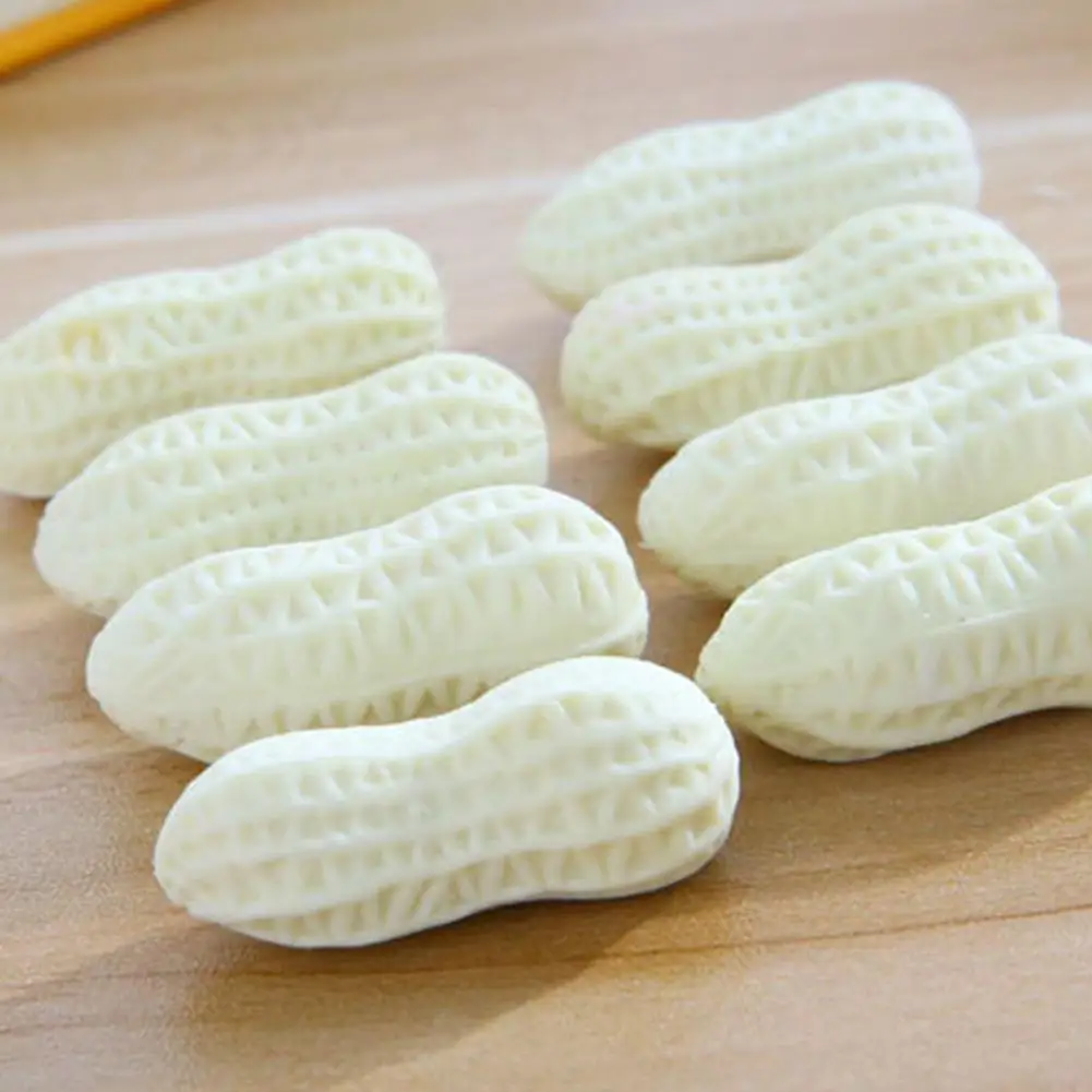 

1 Pcs New Kawaii Peanut Rubber Eraser Lovely Cartoon Supplies Stationery Exquisite Gift School For Kids Korean Children Stu S1E4