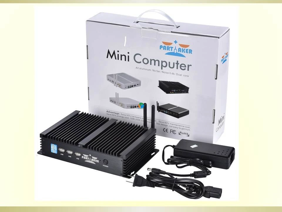 Причастником Intel Core i7 4500U промышленный Настольный i3 6006U i5 7200U Win10 Linux i3 Minipc Intel NUC 4K HD RS232 портативный ПК