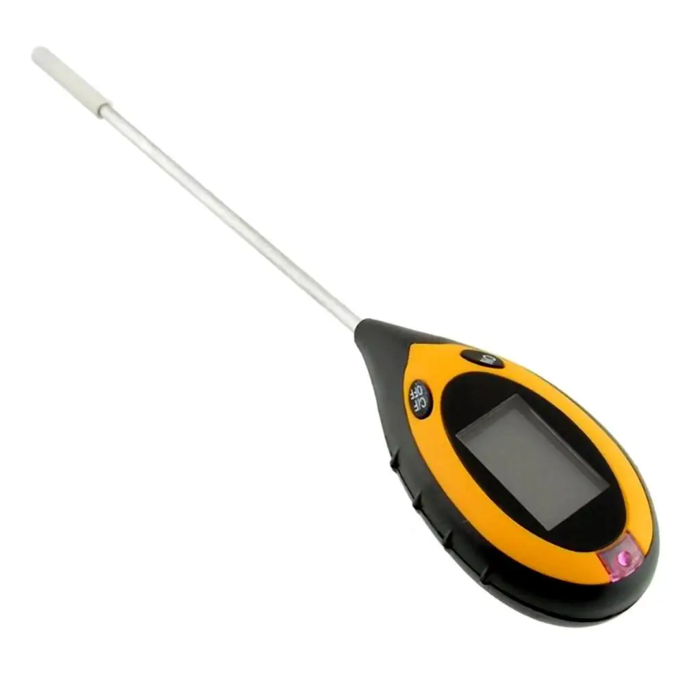 Цифровой измеритель PH 4 в 1 анализатор влажности почвы температуры светильник для