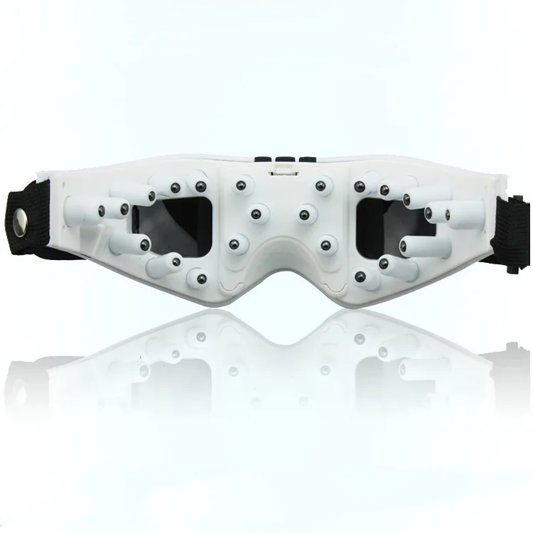 Электрическая машинка для массажа глаз удобные очки массажер вибрационное