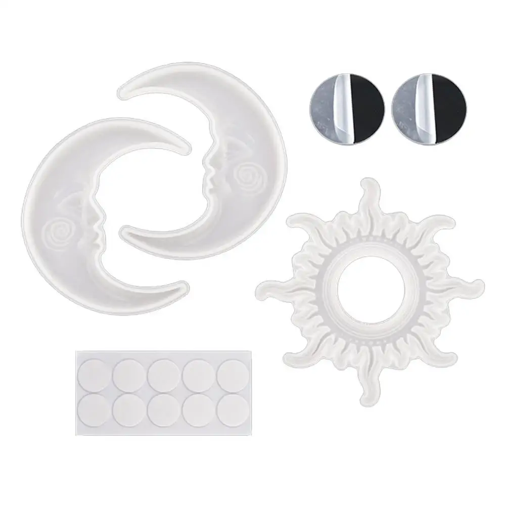 

Настенный декор, силиконовая форма-солнце, Луна, Кси, силиконовая форма, литье, зеркальная форма «сделай сам», настенное зеркало для гостино...