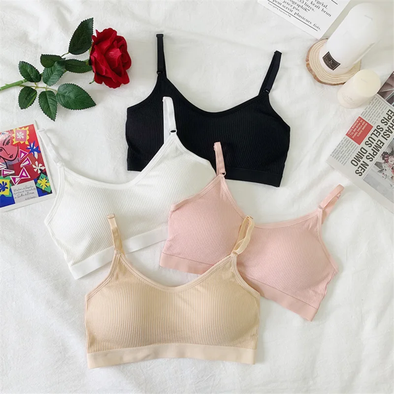 

Women Tube Top Lingerie Fitness Seamless Underwear For Women Full Cup Breathable Sleep Bra Sports Bra