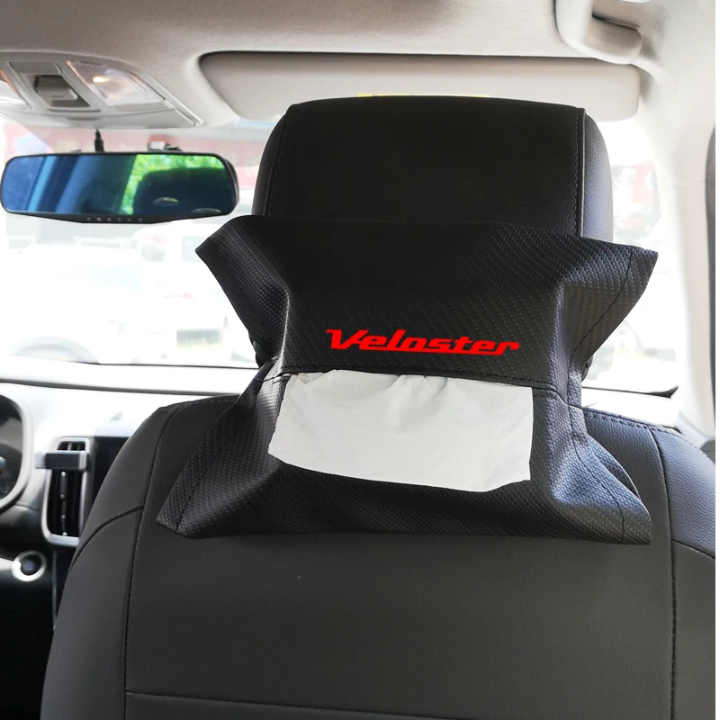 Кожаный подлокотник для Hyundai Veloster из углеродного волокна автомобильный тканевая